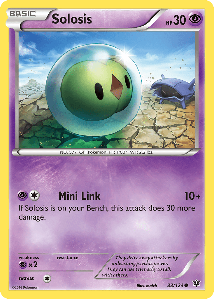 Solosis — XY - Fates Collide Pokémon TCG card by match