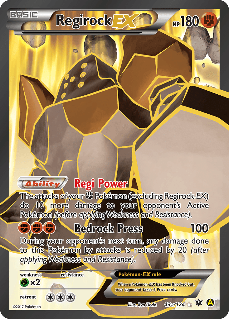 Regirock-EX — XY - Fates Collide Pokémon TCG card by PLANETA