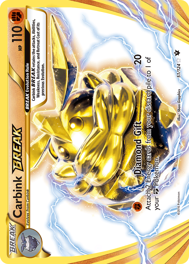 Carbink BREAK — XY - Fates Collide Pokémon TCG card by 5ban Graphics