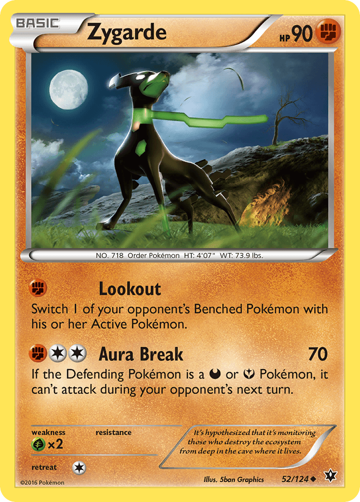 Zygarde (52) — XY - Fates Collide Pokémon TCG card by Sben Graphics