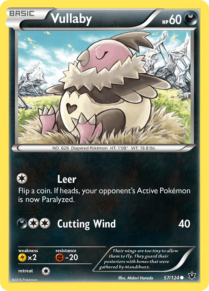 Vullaby — XY - Fates Collide Pokémon TCG card by Midori Harada