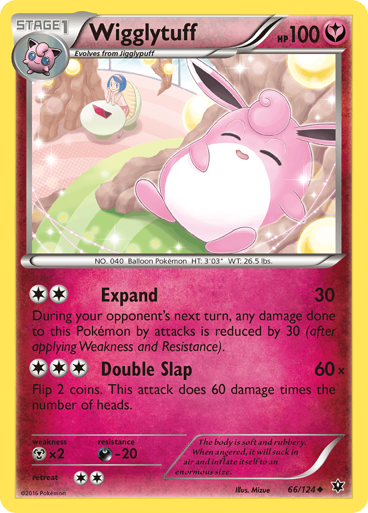 Wigglytuff — XY - Fates Collide Pokémon TCG card by Mizue
