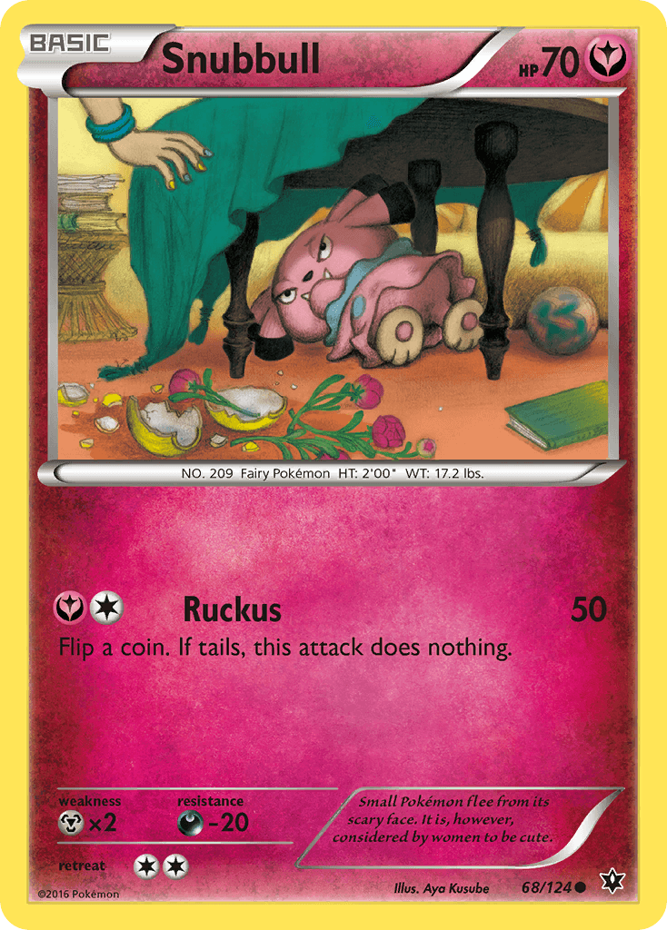 Snubbull — XY - Fates Collide Pokémon TCG card by Aya Kusube