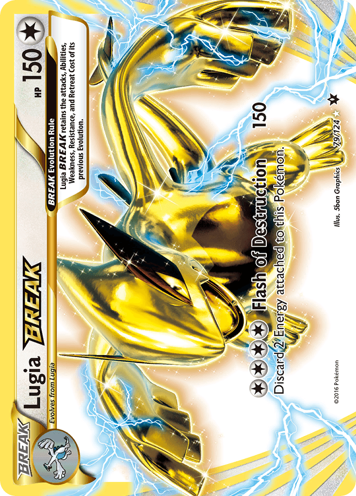 Lugia BREAK — XY - Fates Collide Pokémon TCG card by 5ban Graphics
