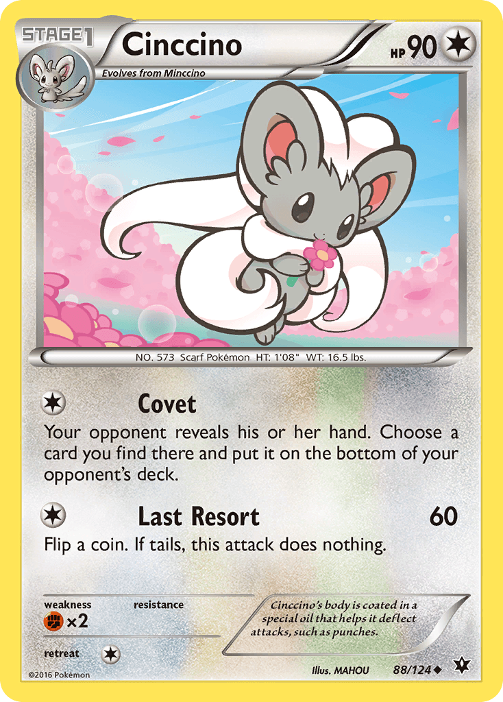 Cinccino (88) — XY - Fates Collide Pokémon TCG card by MAHOU