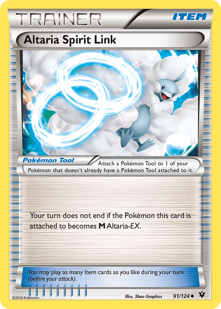 Altaria Spirit Link — XY - Fates Collide Pokémon TCG card by 5ban Graphics