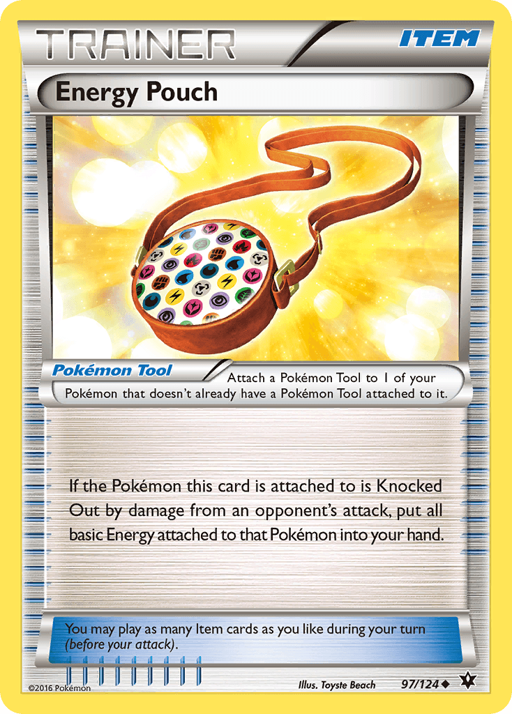 Energy Pouch — XY - Fates Collide Pokémon TCG card by Toyste Beach