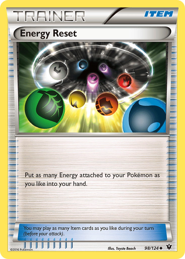 Energy Reset — XY - Fates Collide Pokémon TCG card by Toyste Beach