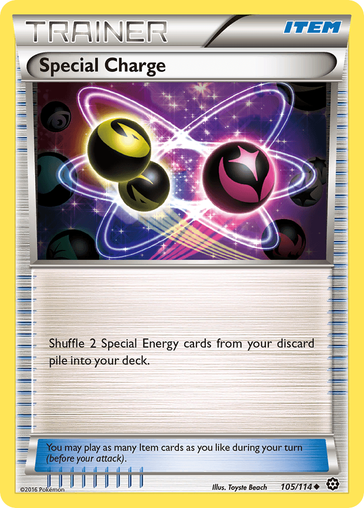 Special Charge — XY - Steam Siege Pokémon TCG card by Toyste Beach