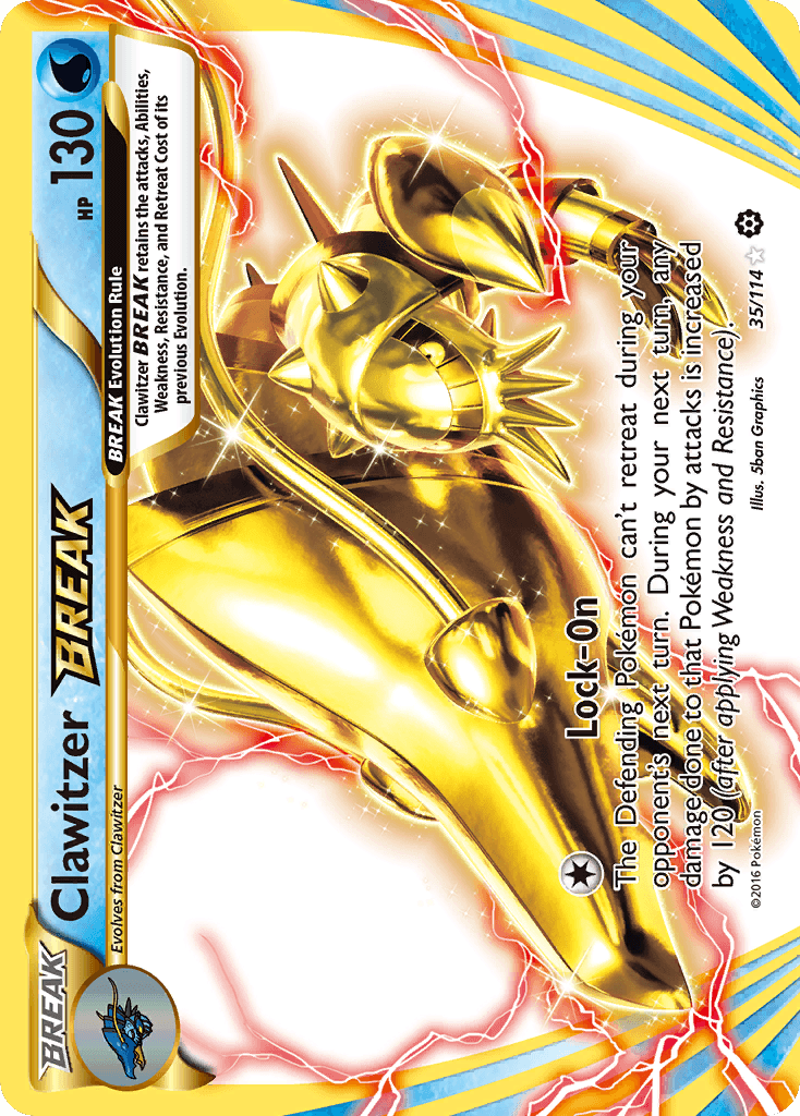 Clawitzer BREAK — XY - Steam Siege Pokémon TCG card by 5ban Graphics
