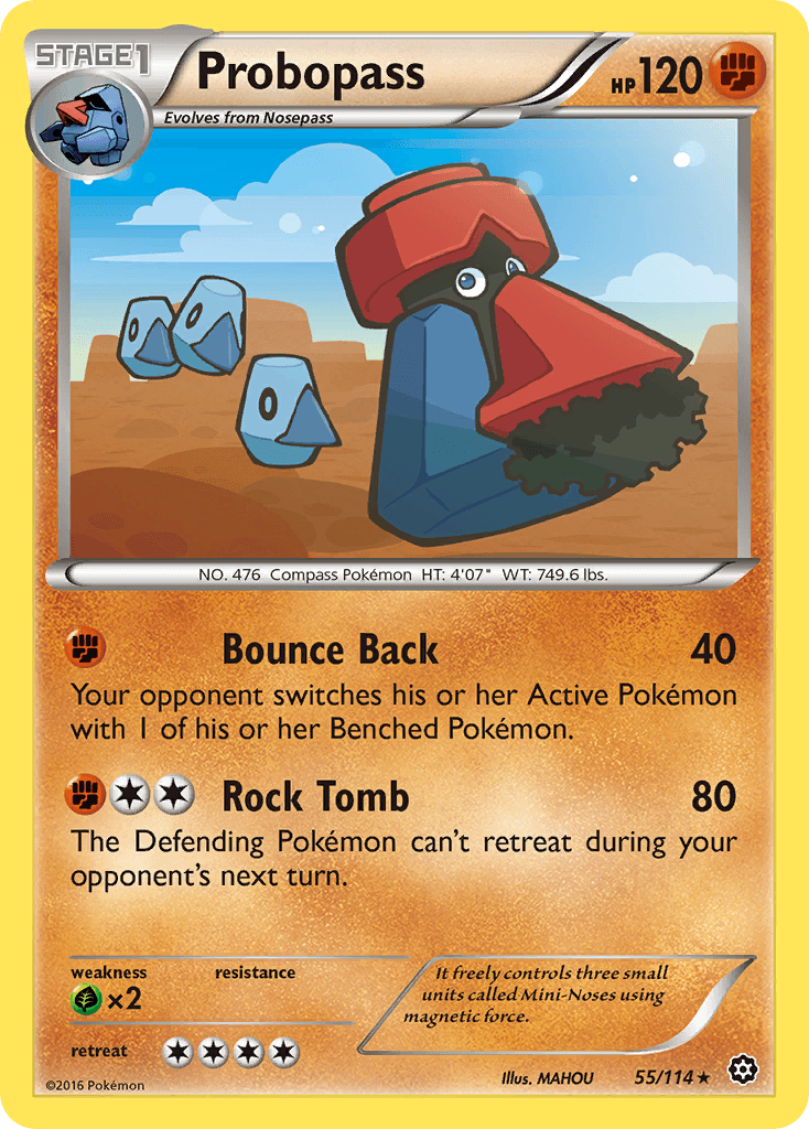 Probopass — XY - Steam Siege Pokémon TCG card by MAHOU