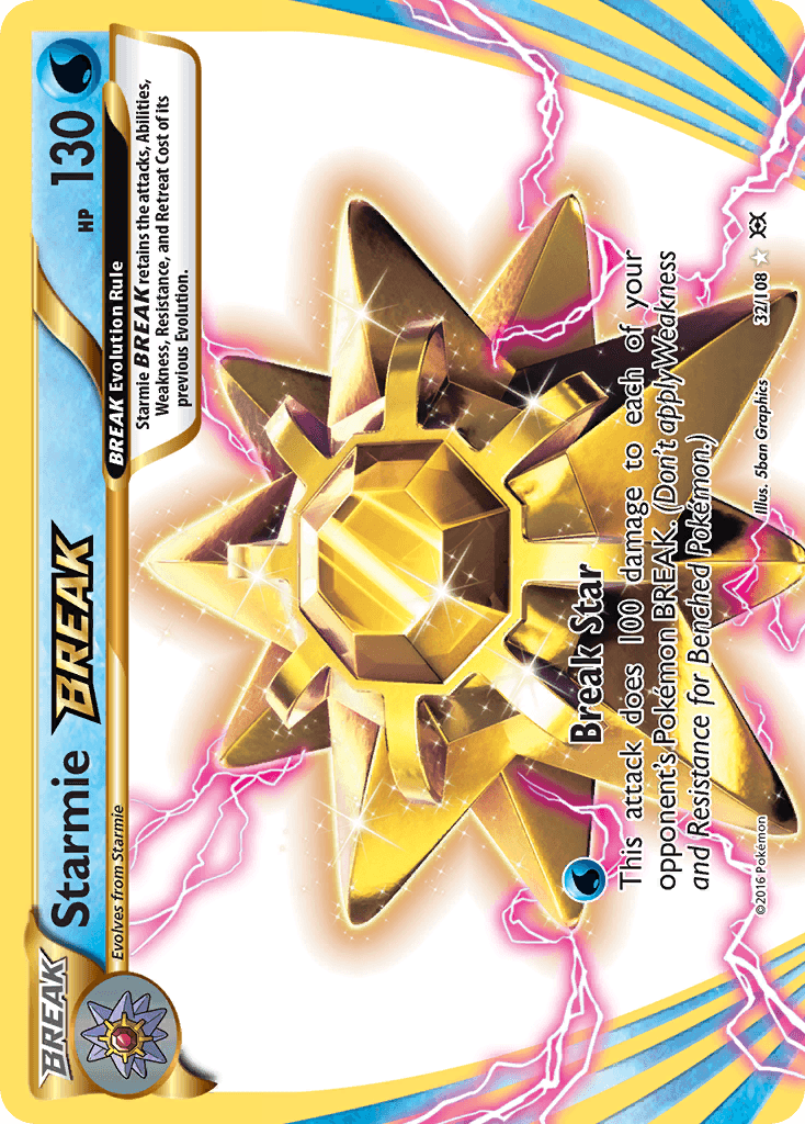 Starmie BREAK — XY - Evolutions Pokémon TCG card by 5ban Graphics