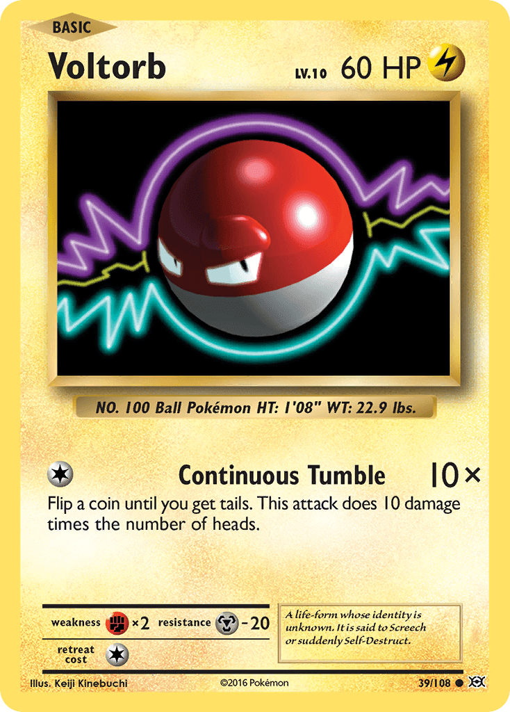 Voltorb — XY - Evolutions Pokémon TCG card by Keiji Kinebuchi