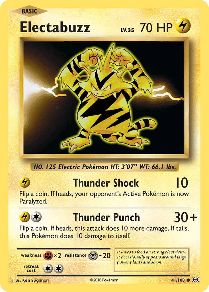 Electabuzz — XY - Evolutions