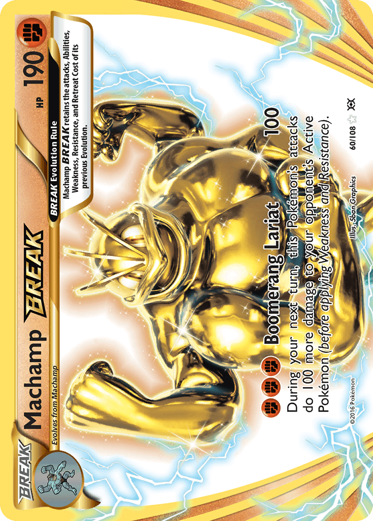 Machamp BREAK — XY - Evolutions Pokémon TCG card by 5ban Graphics