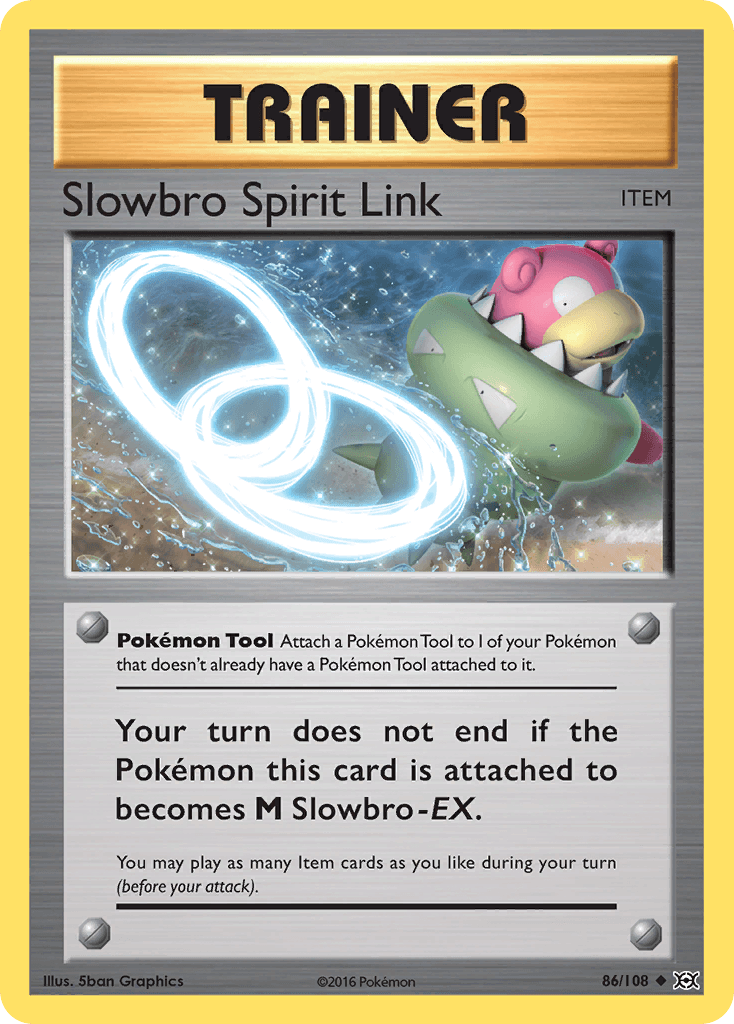 Slowbro Spirit Link — XY - Evolutions Pokémon TCG card by 5ban Graphics