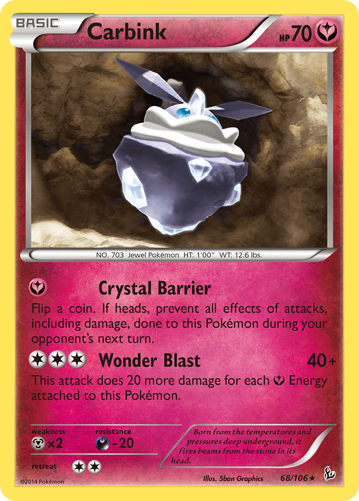 Carbink - 68/106 — Deck Exclusives Pokémon TCG card by Ryo Ueda