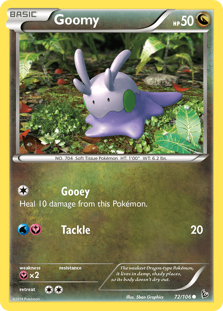 Goomy — XY - Flashfire Pokémon TCG card by 5ban Graphics
