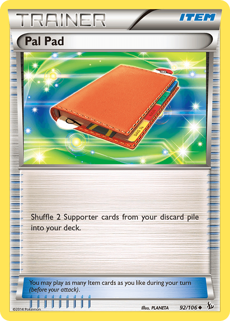 Pal Pad — XY - Flashfire Pokémon TCG card by PLANETA