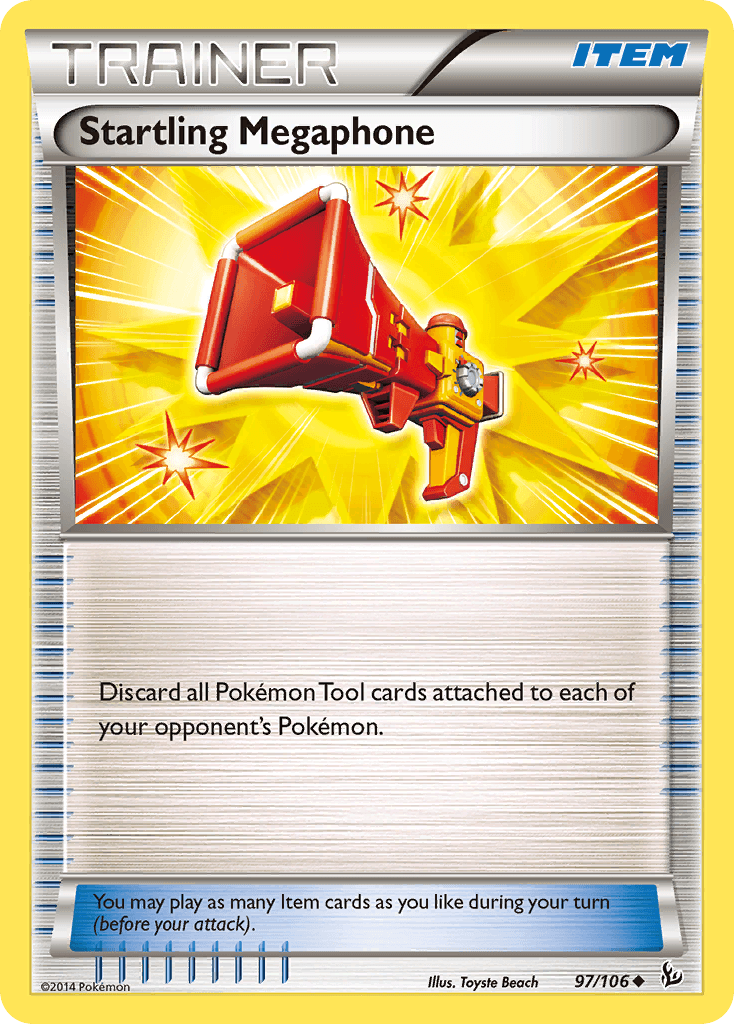 Startling Megaphone — XY - Flashfire Pokémon TCG card by Toyste Beach