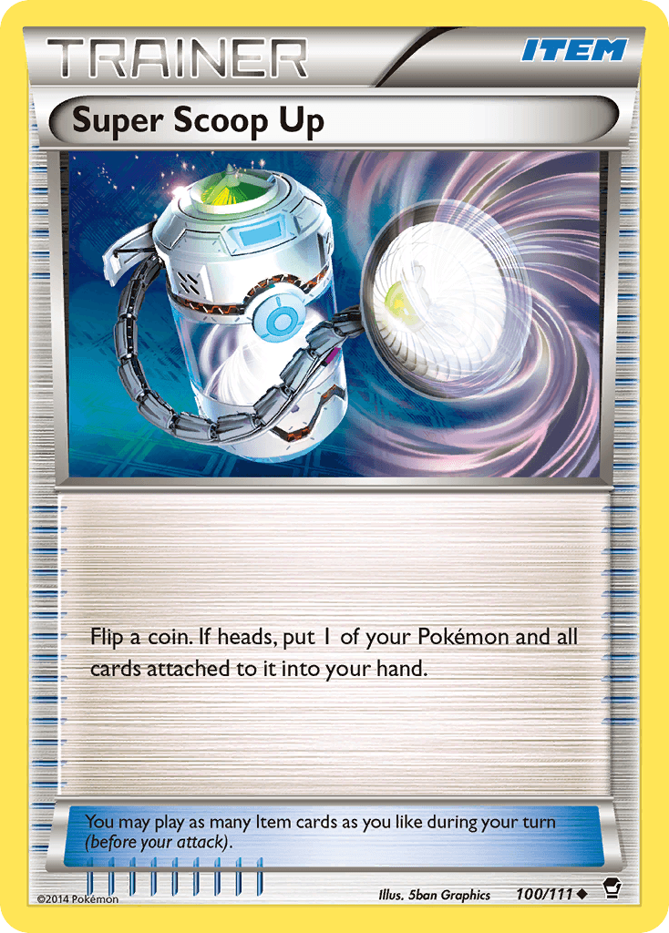 Super Scoop Up — XY - Furious Fists Pokémon TCG card by 5ban Graphics
