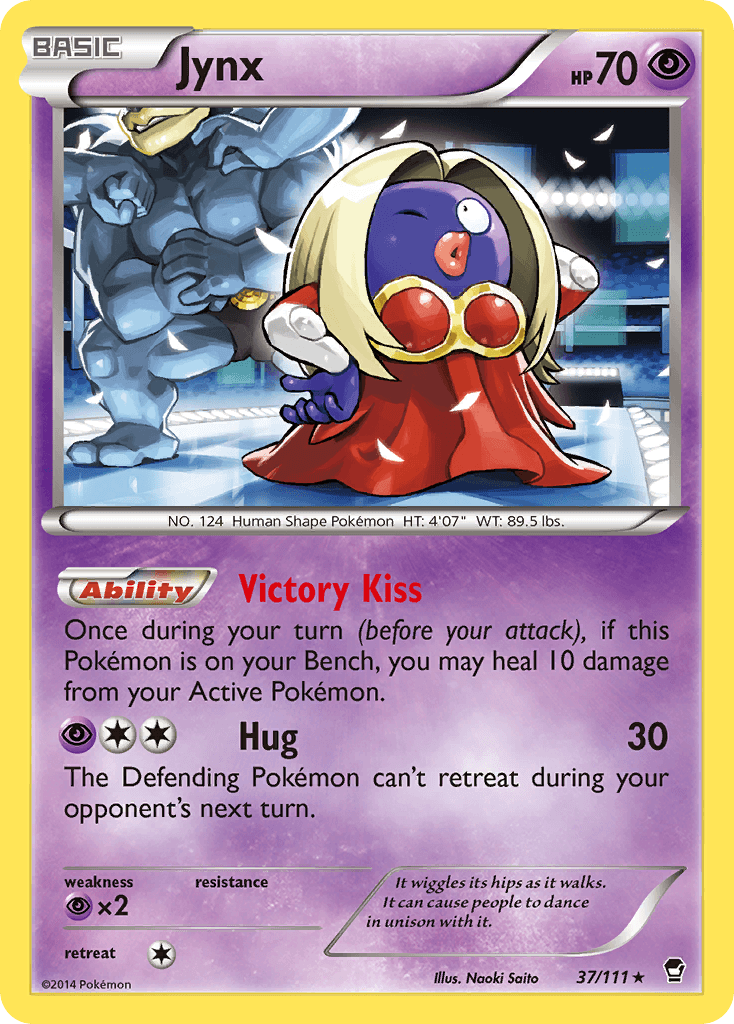 Jynx — XY - Furious Fists Pokémon TCG card by Naoki Saito
