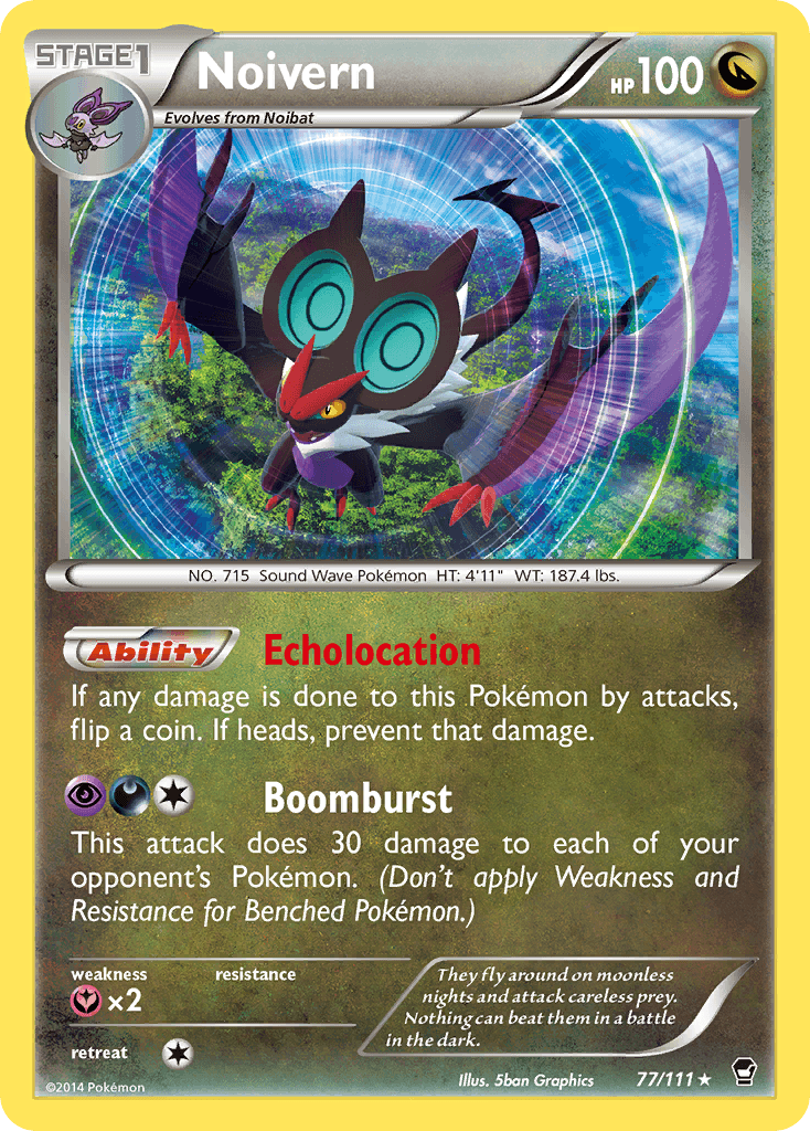 Noivern — XY - Furious Fists Pokémon TCG card by 5ban Graphics