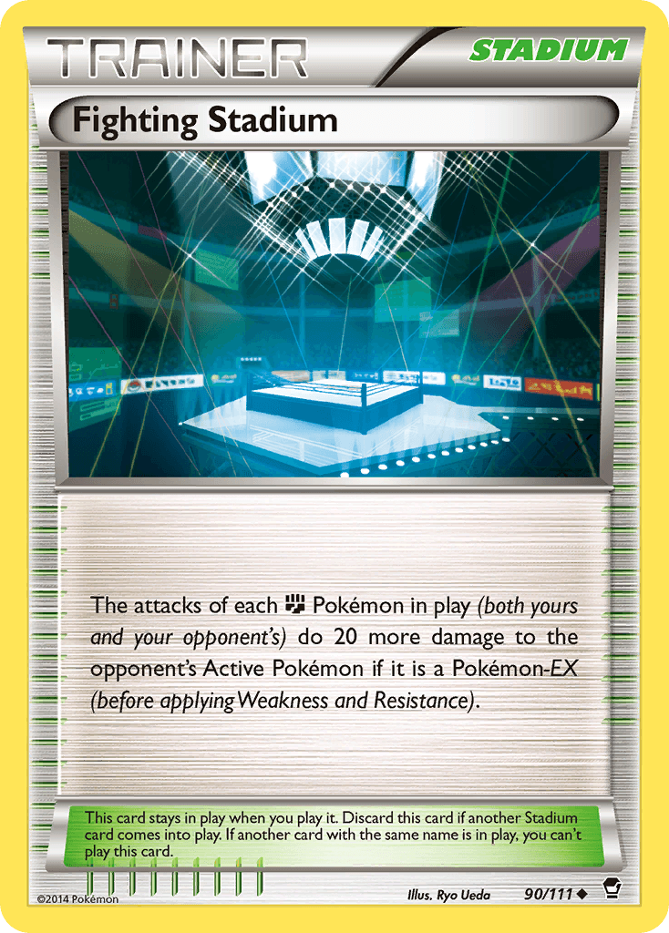 Fighting Stadium — XY - Furious Fists Pokémon TCG card by Ryo Ueda