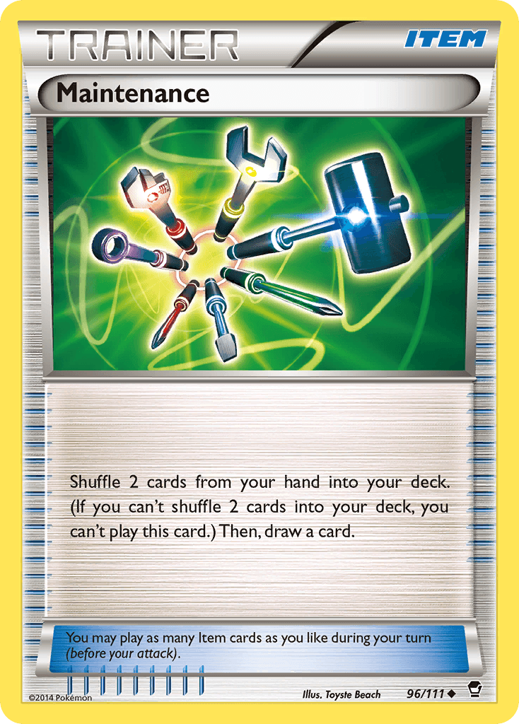 Maintenance — XY - Furious Fists Pokémon TCG card by Toyste Beach