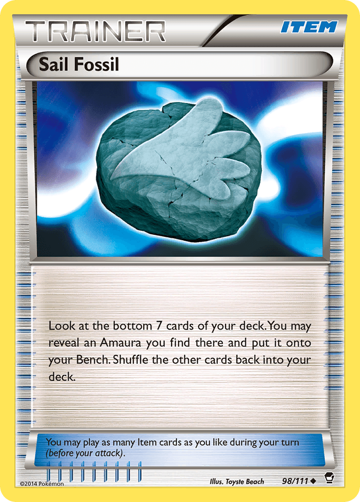 Sail Fossil — XY - Furious Fists Pokémon TCG card by Toyste Beach
