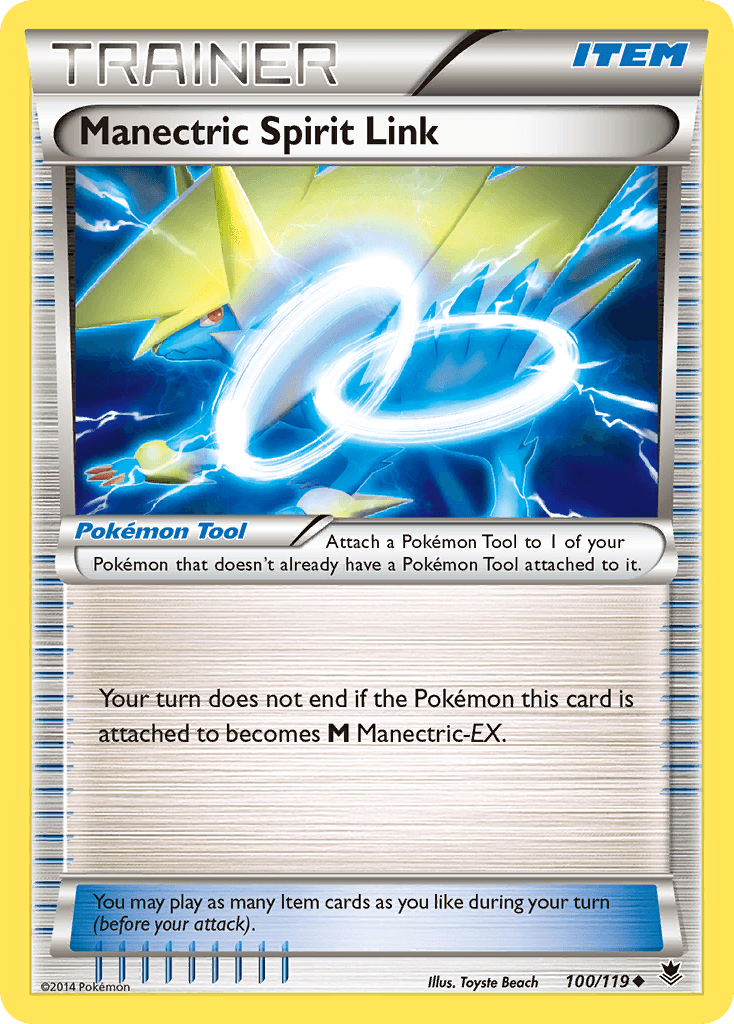 Manectric Spirit Link — XY - Phantom Forces Pokémon TCG card by Toyste Beach