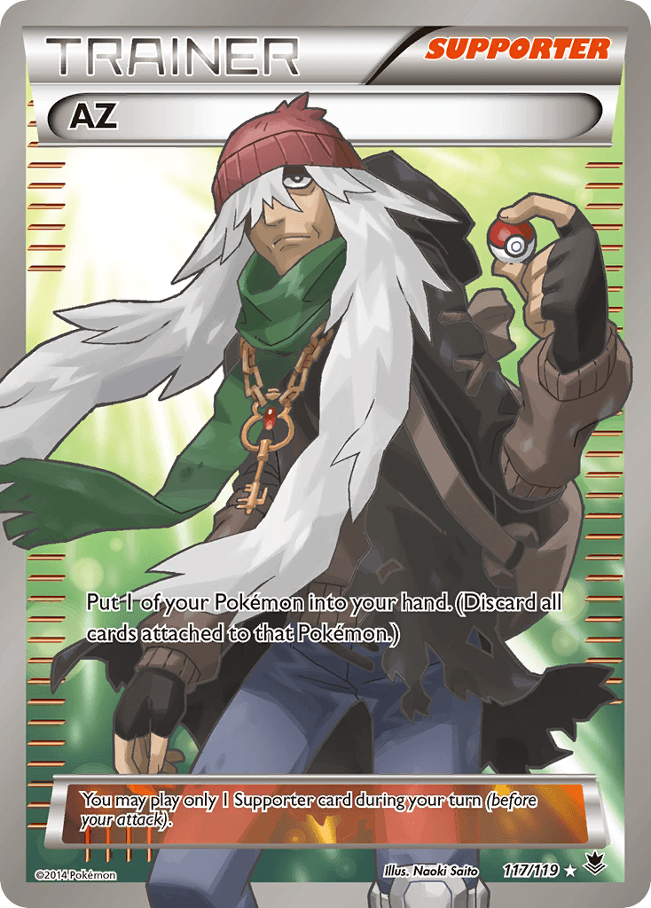 AZ (117 Full Art) — XY - Phantom Forces Pokémon TCG card by Nokiki Saito
