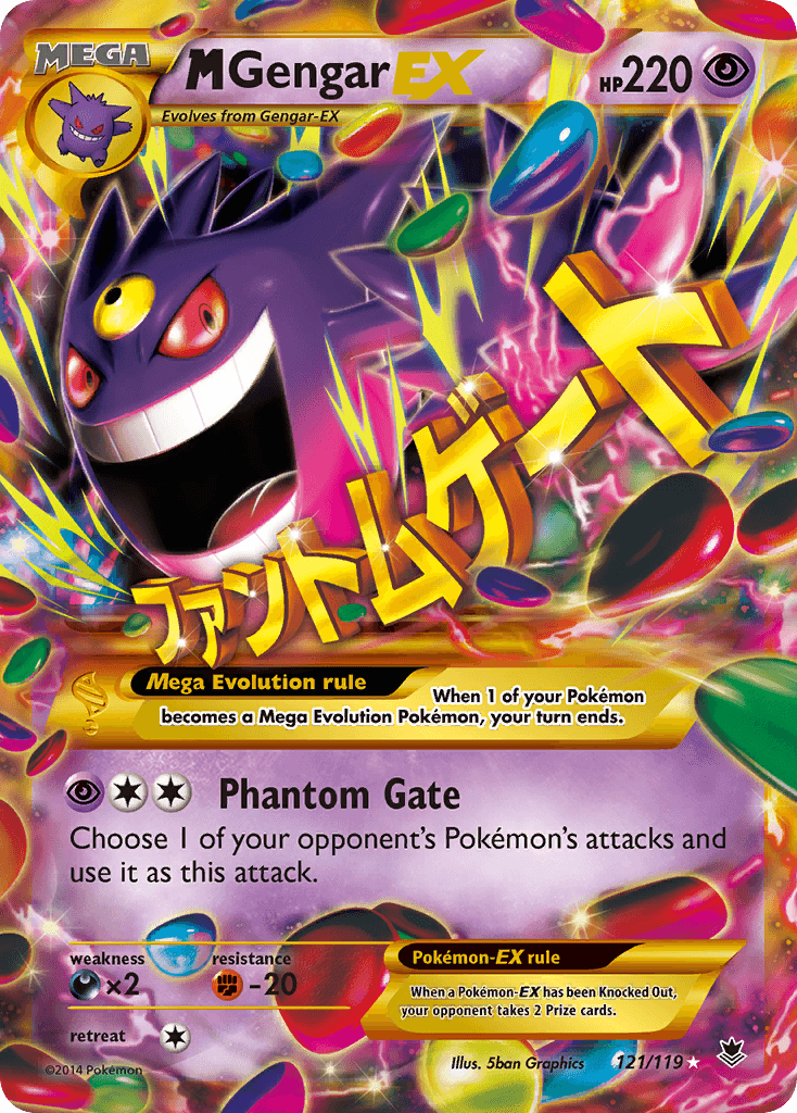 M Gengar-EX — Pokémon TCG card