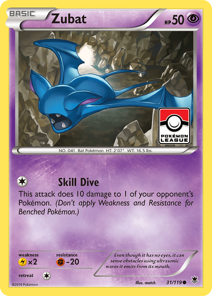 Zubat — XY - Phantom Forces Pokémon TCG card by match