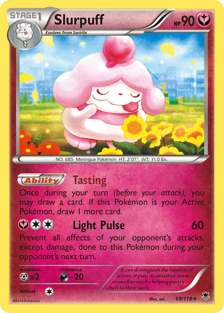 Slurpuff — XY - Phantom Forces Pokémon TCG card by sui