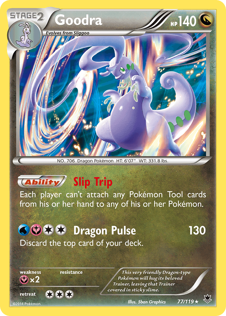 Goodra — XY - Phantom Forces Pokémon TCG card by 5ban Graphics