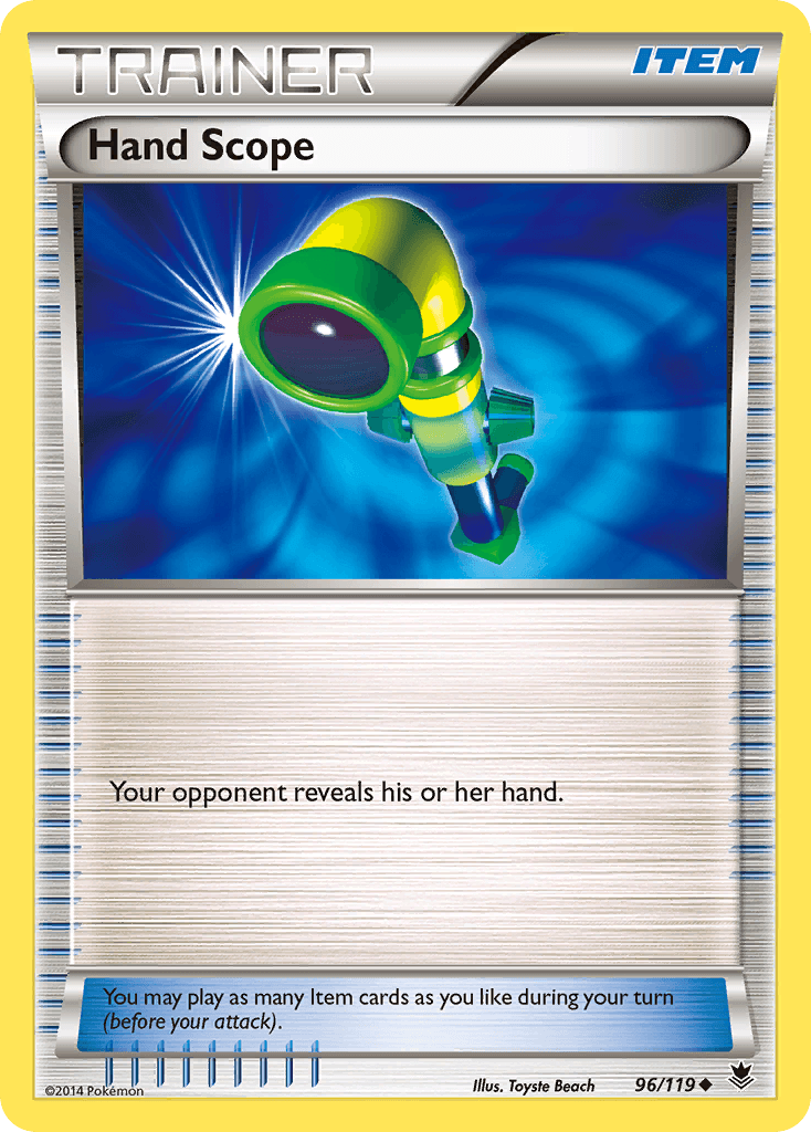 Hand Scope — XY - Phantom Forces Pokémon TCG card by Toyste Beach