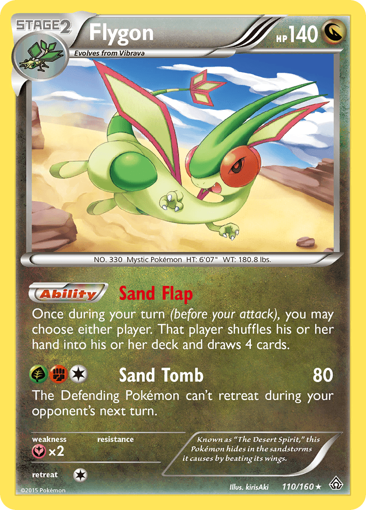 Flygon — XY - Primal Clash Pokémon TCG card by kirisAki