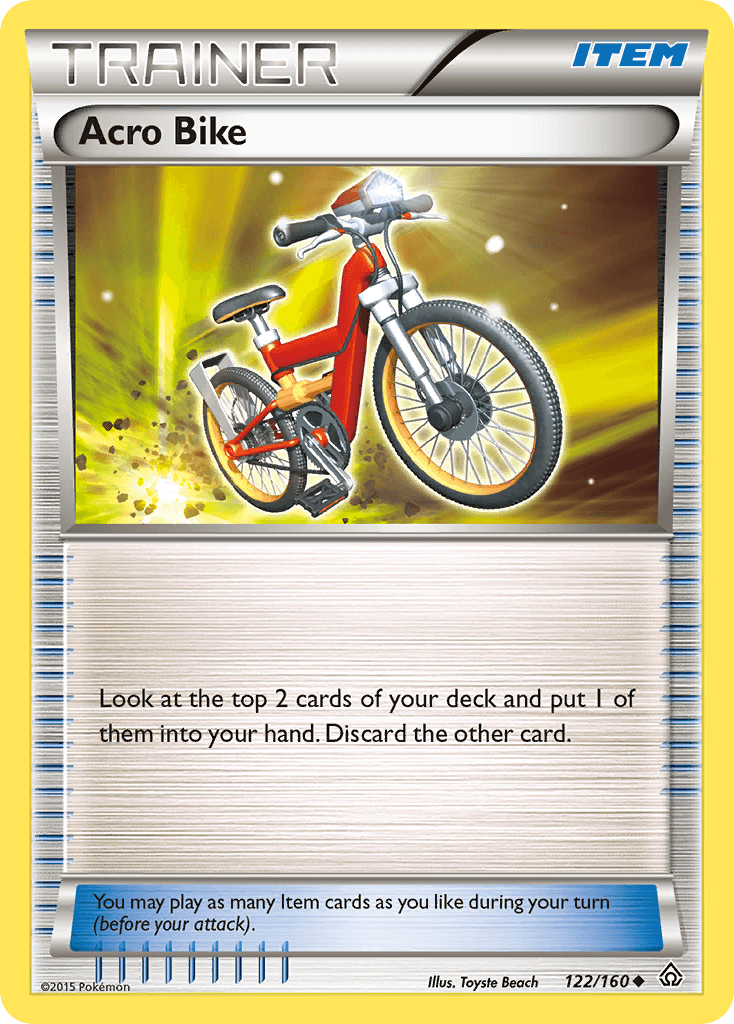 Acro Bike — XY - Primal Clash Pokémon TCG card by Toyste Beach
