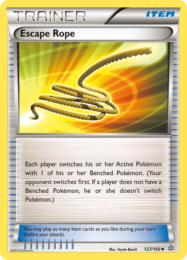 Escape Rope — XY - Primal Clash Pokémon TCG card by Toyste Beach