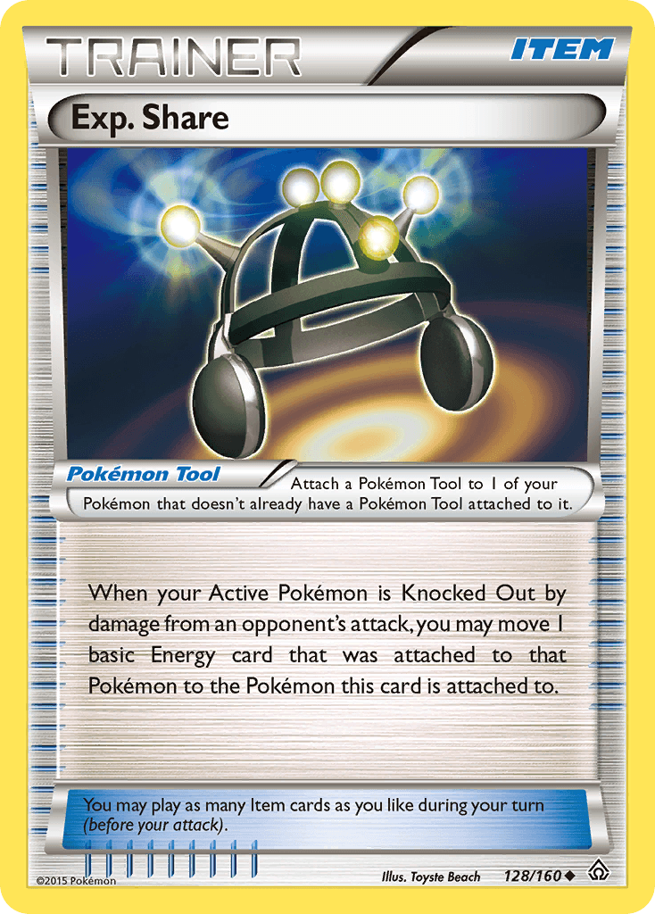 Exp. Share — XY - Primal Clash Pokémon TCG card by Toyste Beach