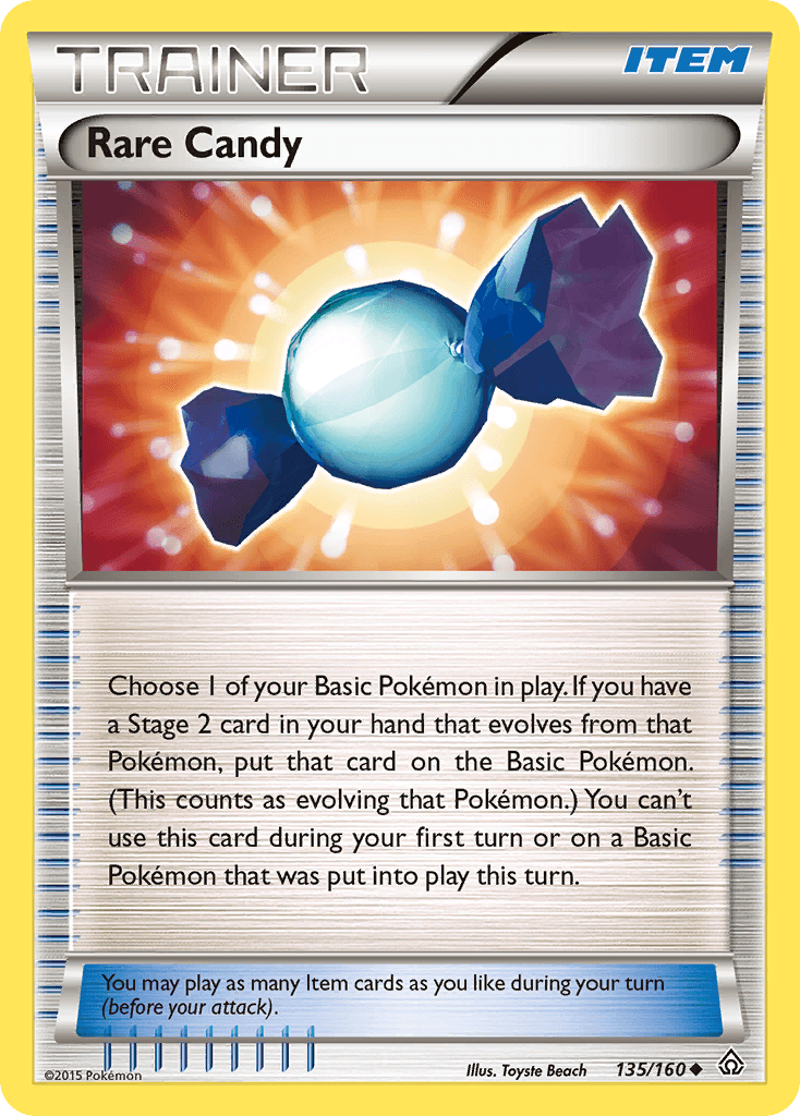 Rare Candy — XY - Primal Clash Pokémon TCG card by Toyste Beach