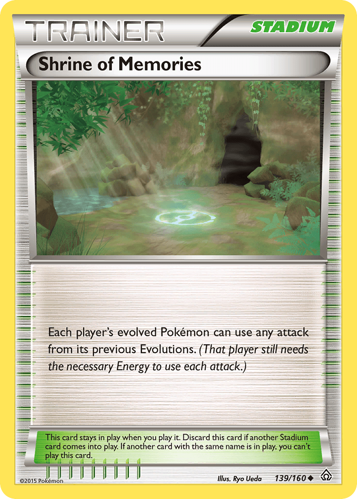 Shrine of Memories — XY - Primal Clash Pokémon TCG card by Ryo Ueda