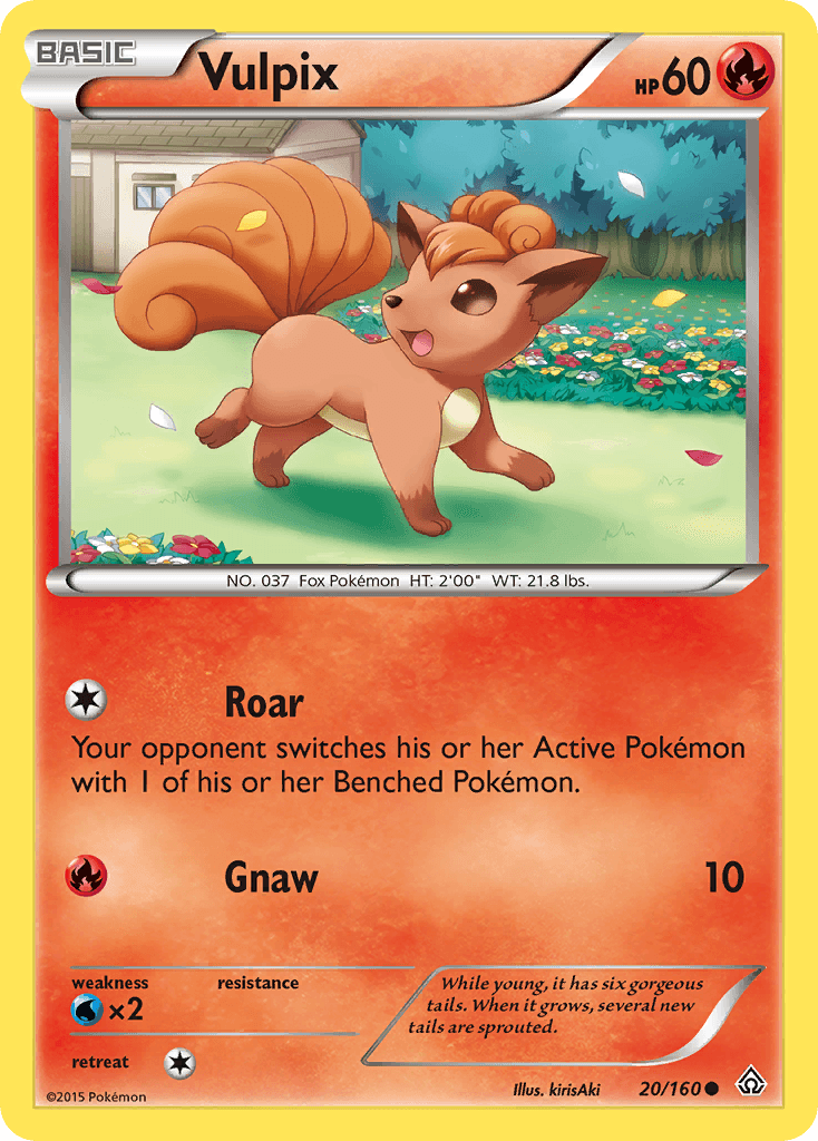 Vulpix — XY - Primal Clash Pokémon TCG card by kirisAki