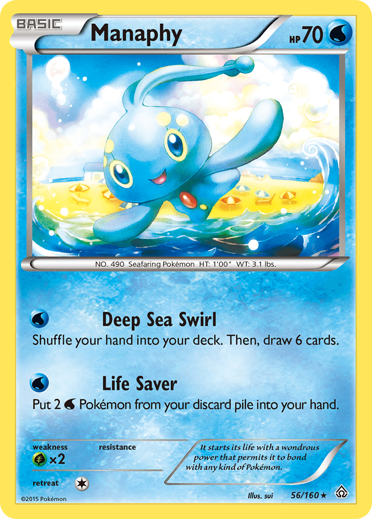 Manaphy — XY - Primal Clash Pokémon TCG card by sui