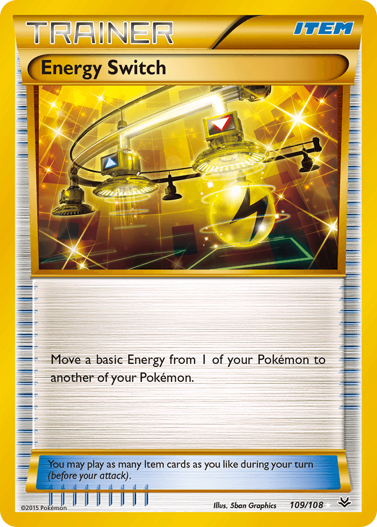 Energy Switch — XY - Roaring Skies Pokémon TCG card by 5ban Graphics