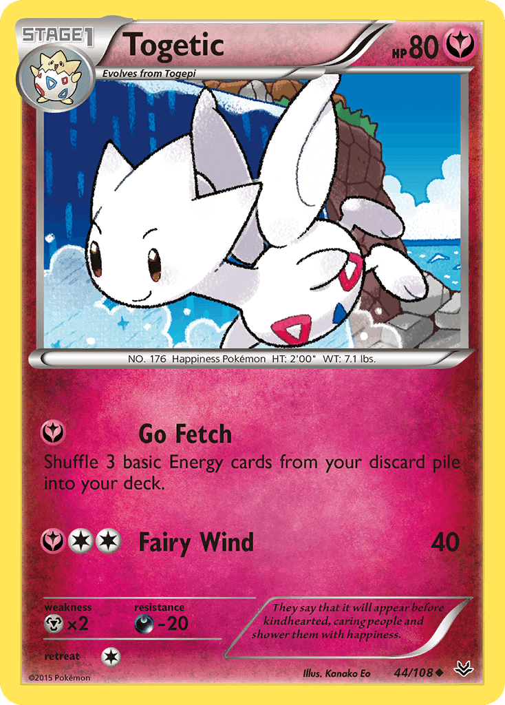 Togetic — XY - Roaring Skies Pokémon TCG card by Kanako Eo