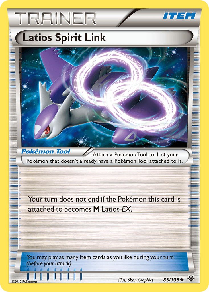 Latios Spirit Link — XY - Roaring Skies Pokémon TCG card by 5ban Graphics