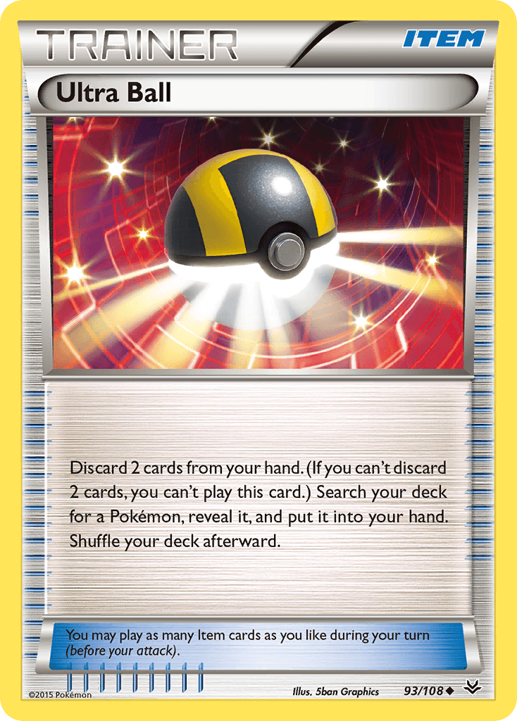 Ultra Ball — XY - Roaring Skies Pokémon TCG card by 5ban Graphics