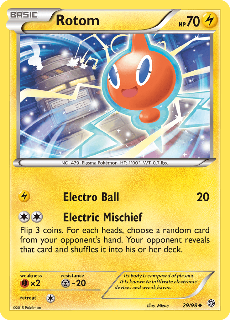 Rotom — XY - Ancient Origins Pokémon TCG card by Mizue